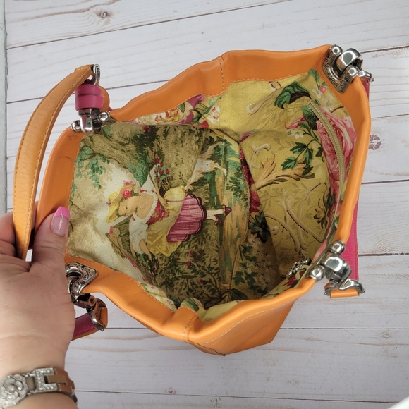 Brighton Orange Heart Handbag - Picture 6 of 9